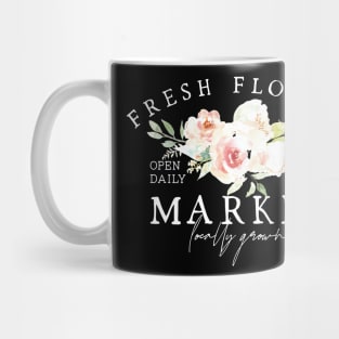 Fresh Flowers Market	Cottagecore Mug